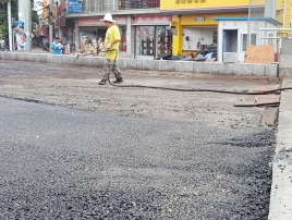 沥青路面施工